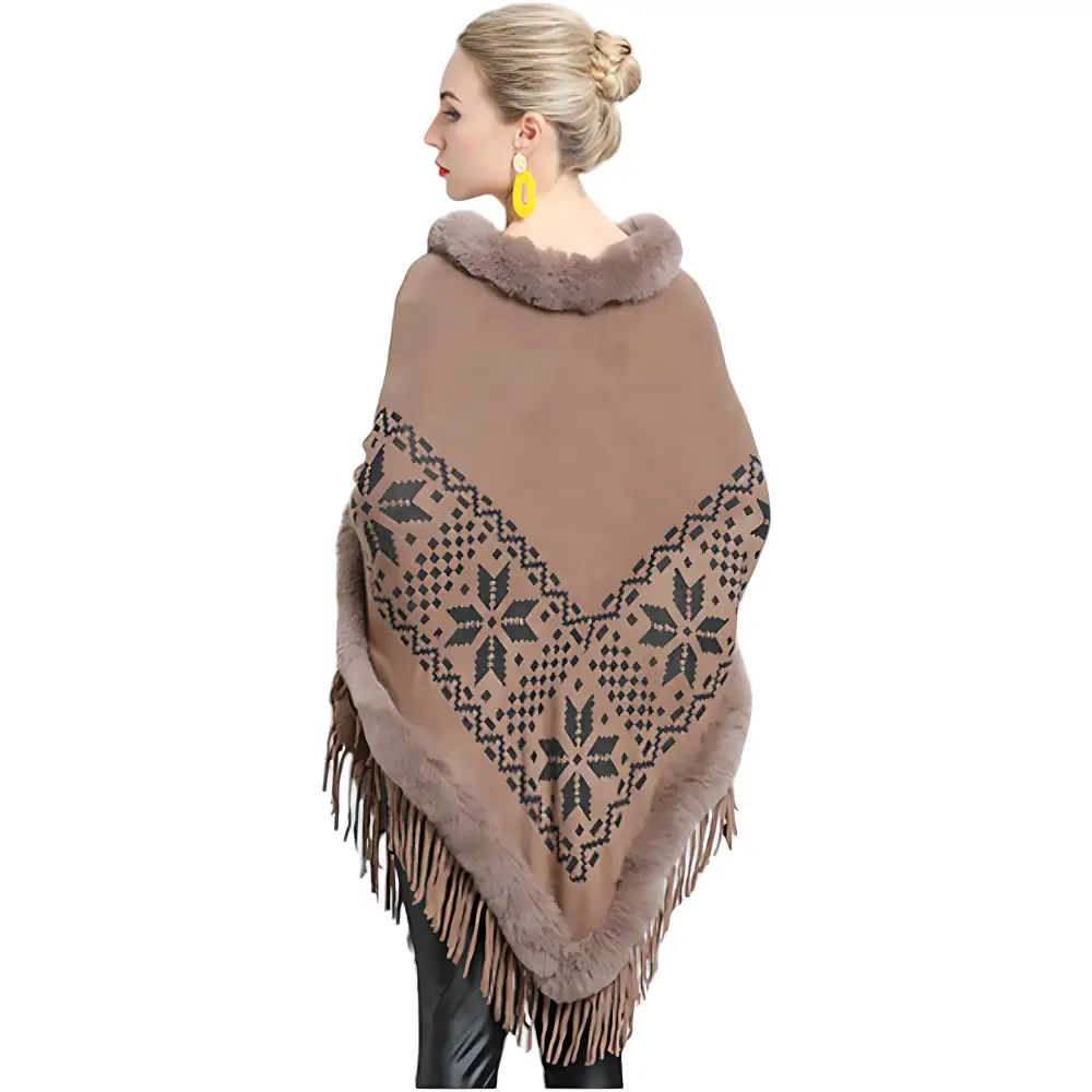 Poncho en polaire femme – Image 7