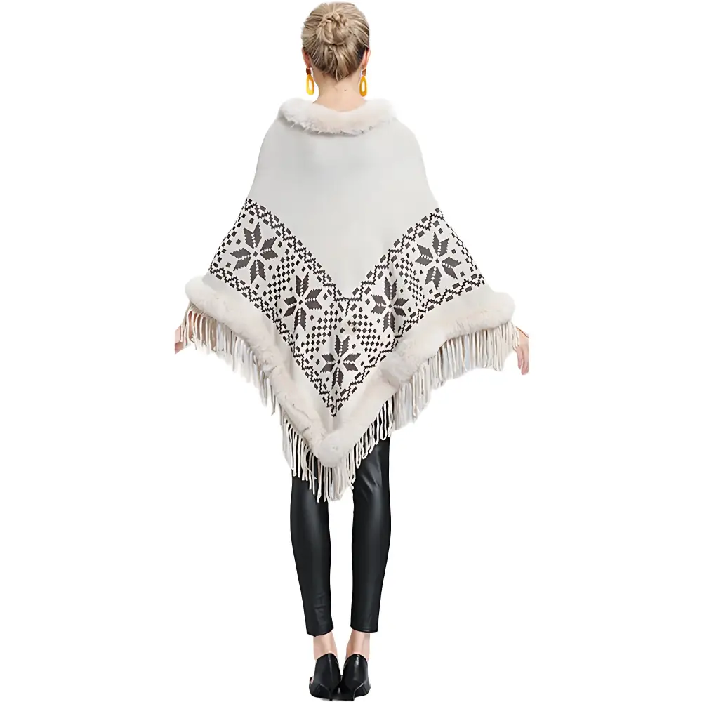 Poncho en polaire femme – Image 4