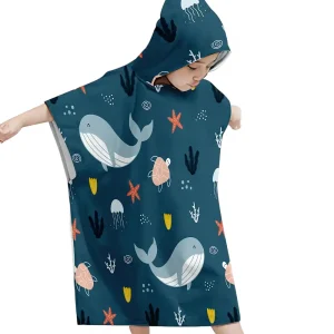 Poncho enfant animal