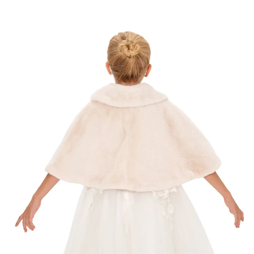Poncho enfant fourrure – Image 4