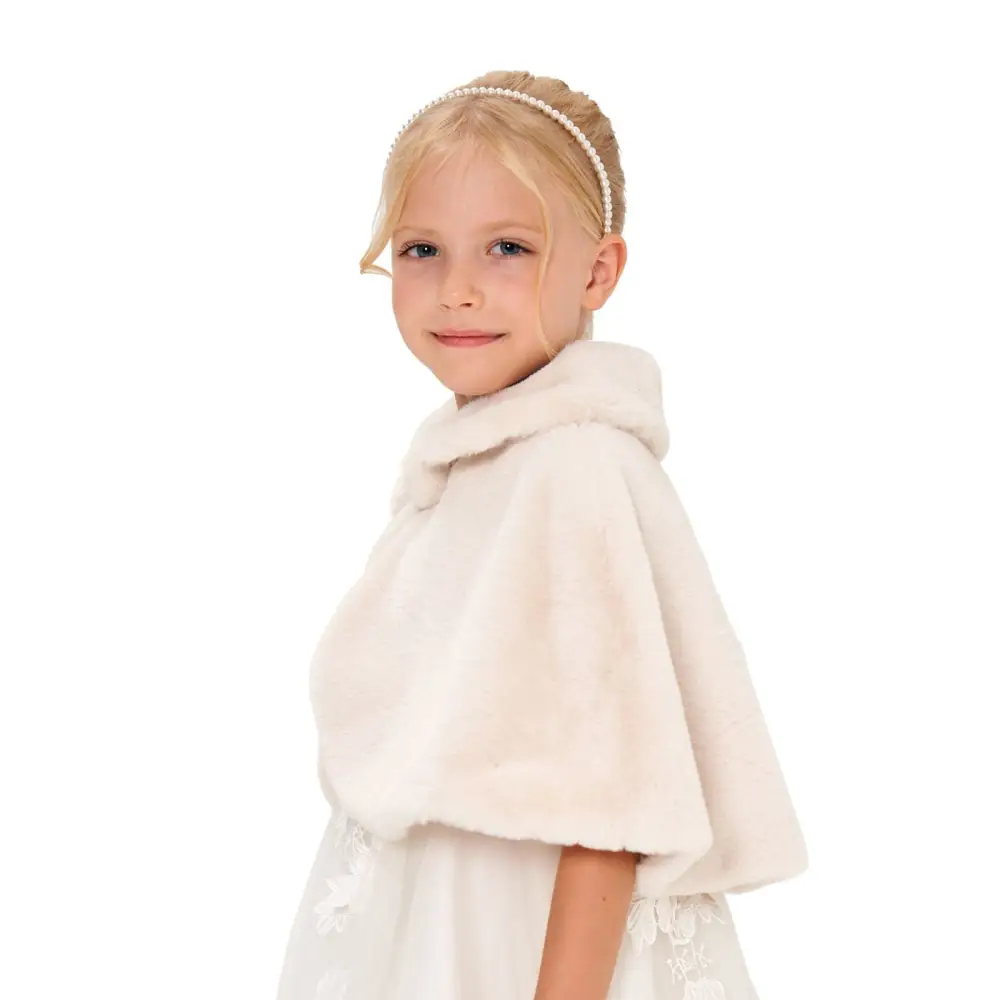 Poncho enfant fourrure – Image 3