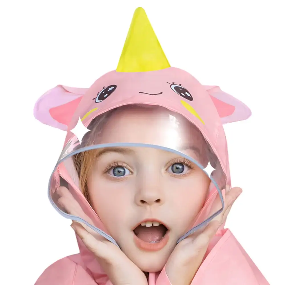 Poncho enfant rose – Image 4