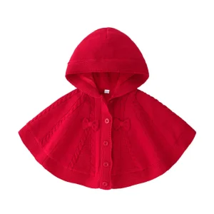 Poncho enfant tricot