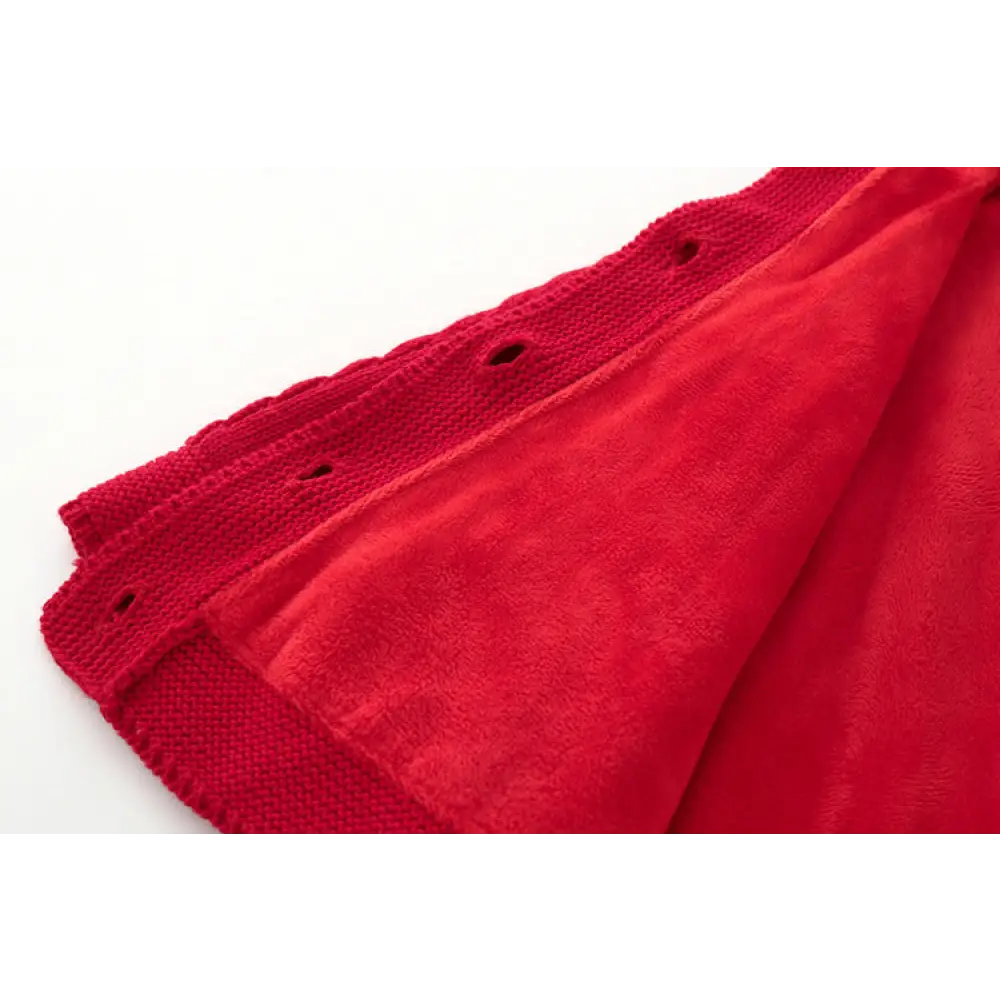 Poncho enfant tricot – Image 7