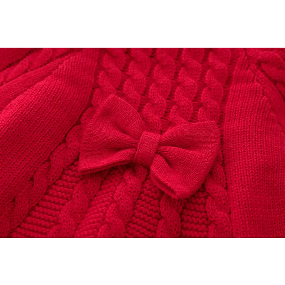 Poncho enfant tricot – Image 5