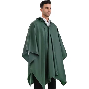 Poncho étanche à manche homme
