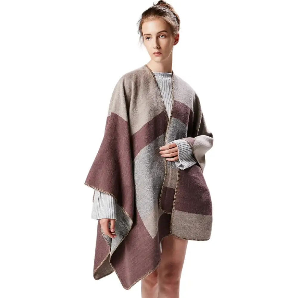 Poncho fantaisie femme – Image 3