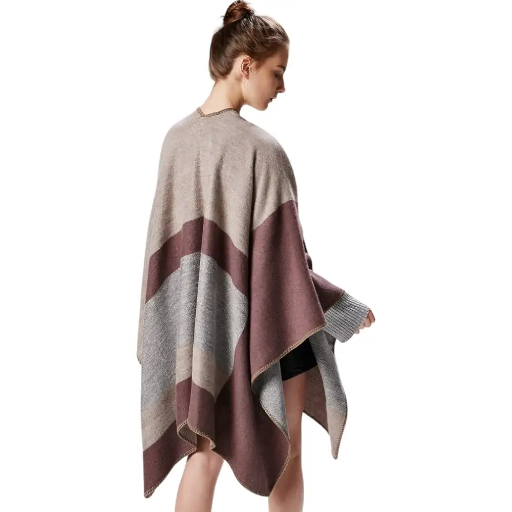 Poncho fantaisie femme – Image 4