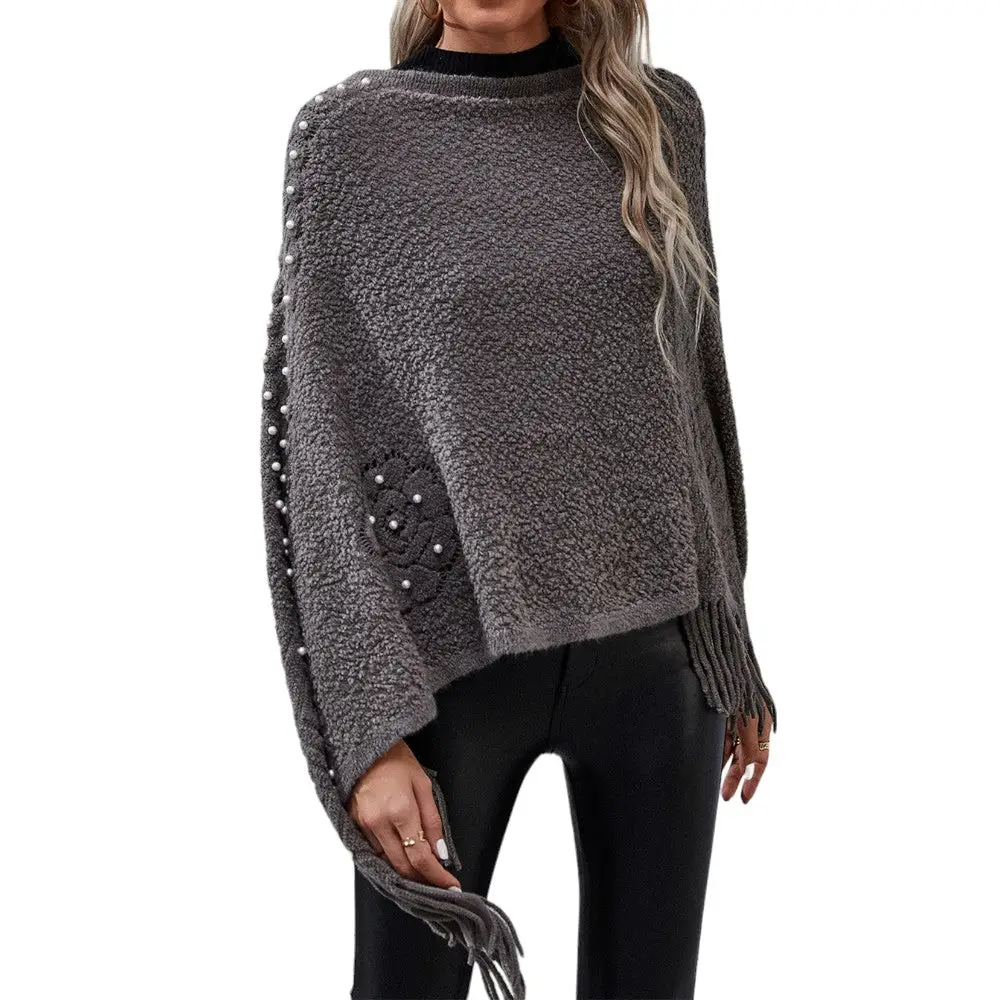Poncho femme a franges – Image 5