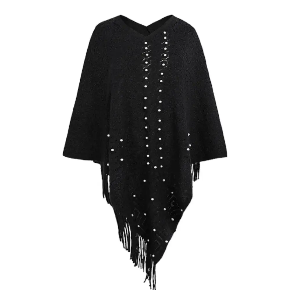 Poncho femme a franges – Image 8