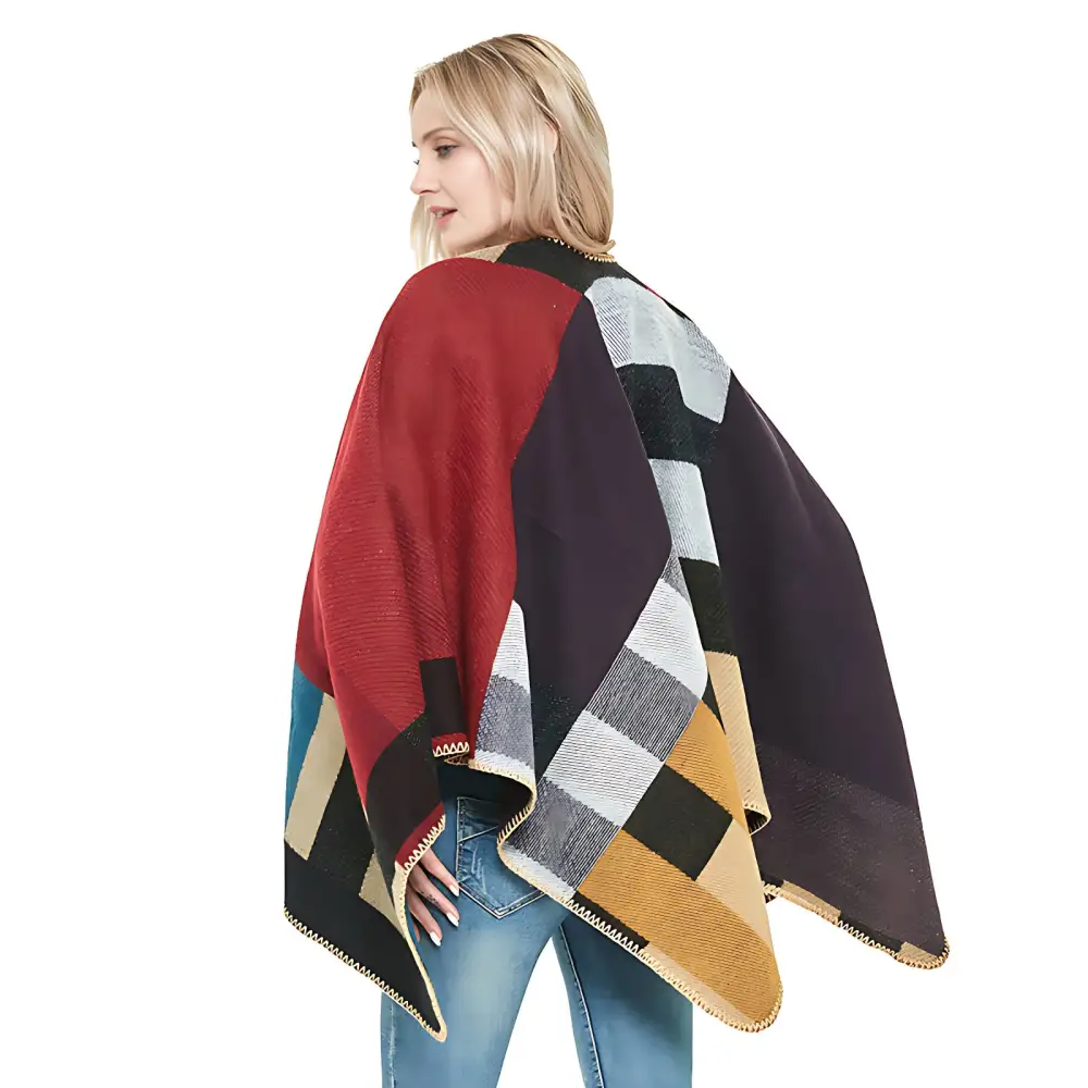 Poncho femme cachemire – Image 5