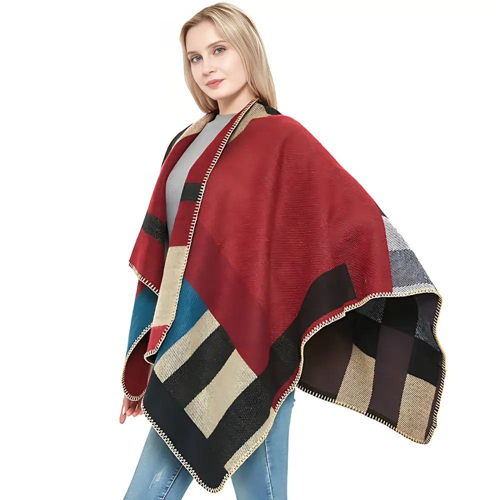 Poncho femme cachemire – Image 4