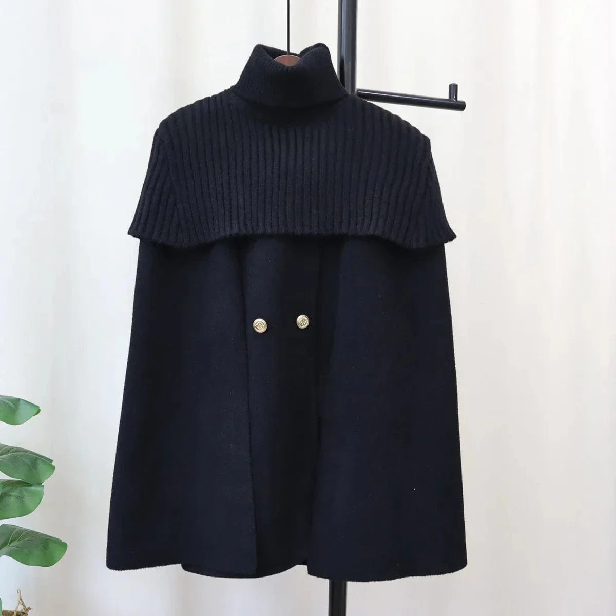 Poncho Femme Cachemire Bi-ton – Image 7