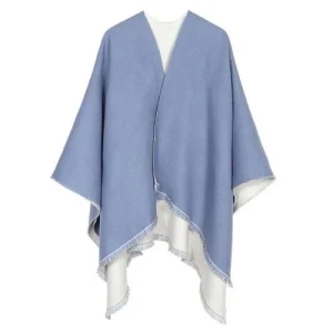 Poncho Bi-ton Femme Cachemire