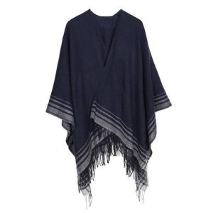 Poncho Cachemire-Chaud Femme
