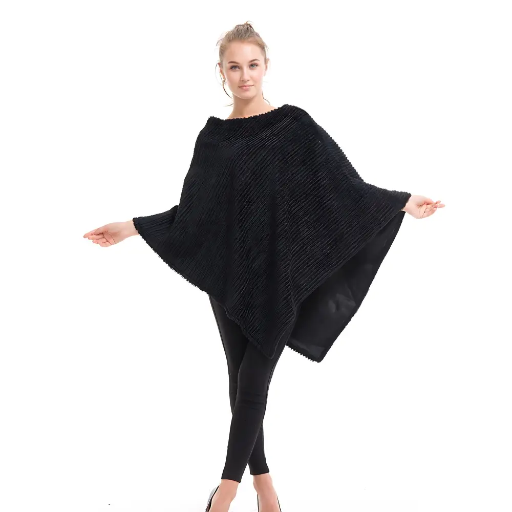 Poncho femme en polaire – Image 7