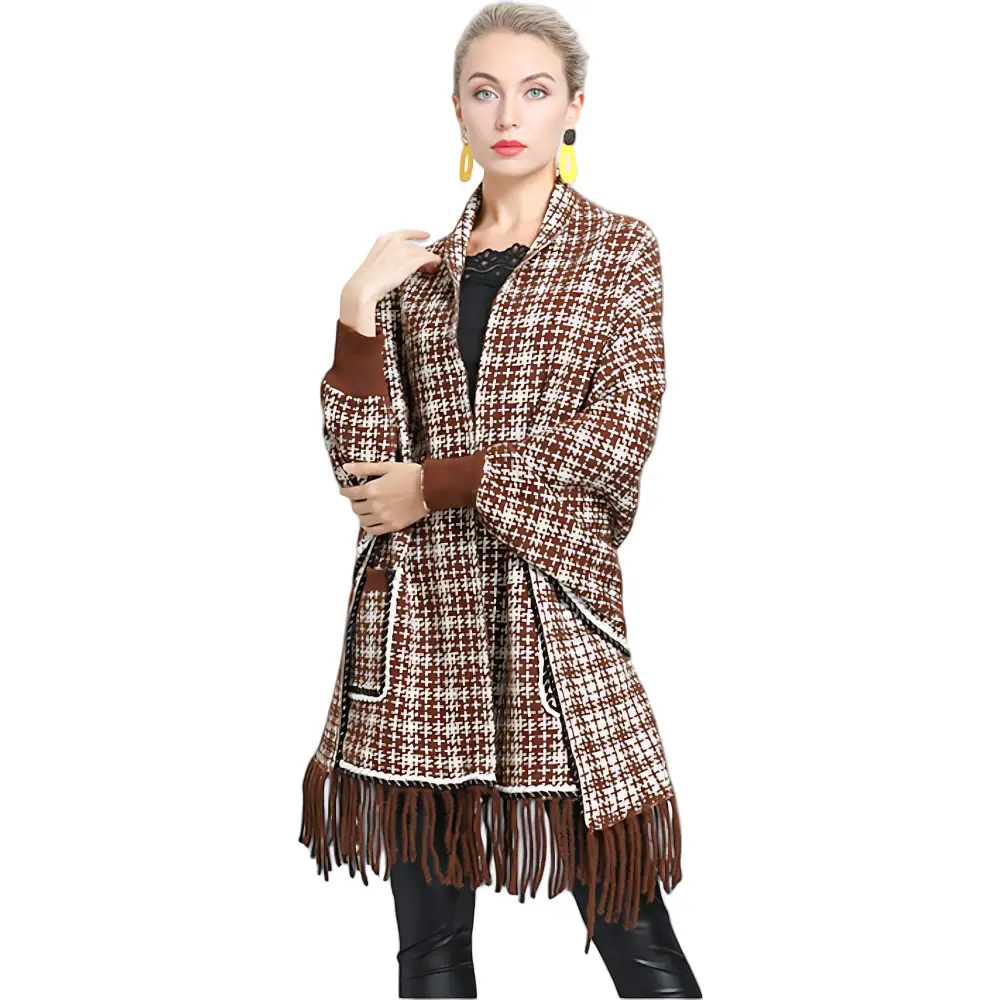 Poncho femme en solde