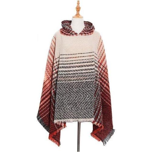 Poncho Rayures-Fin Femme – Image 9