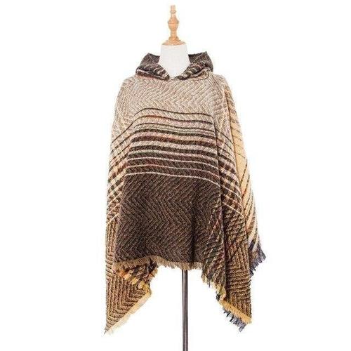 Poncho Rayures-Fin Femme – Image 5