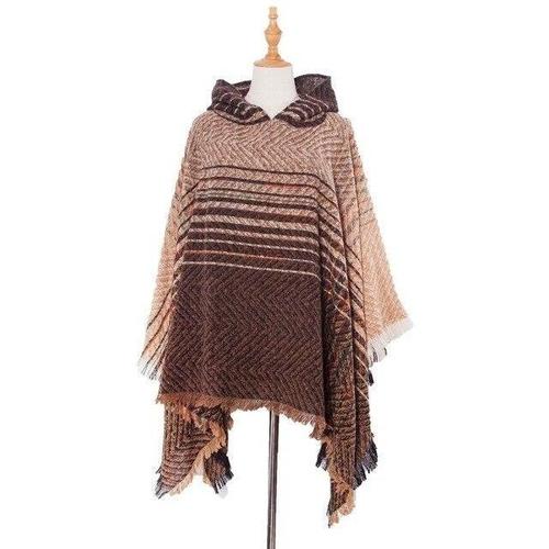 Poncho Rayures-Fin Femme – Image 6