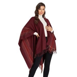 Poncho femme grande taille