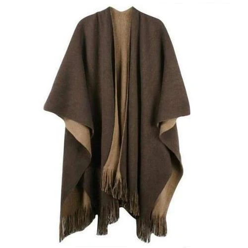 Poncho Uni-Laine Femme – Image 7