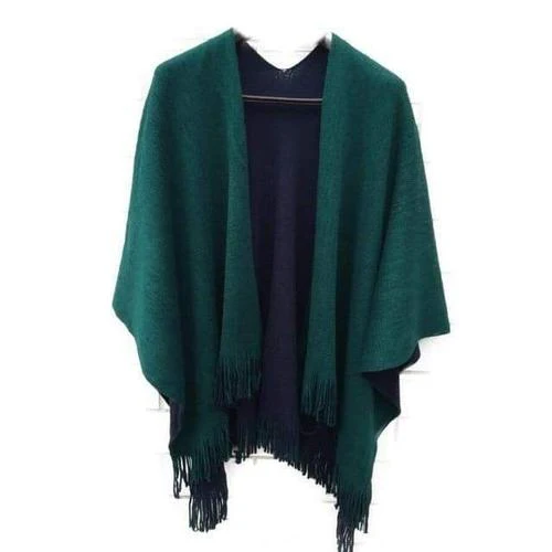 Poncho Uni-Laine Femme – Image 6