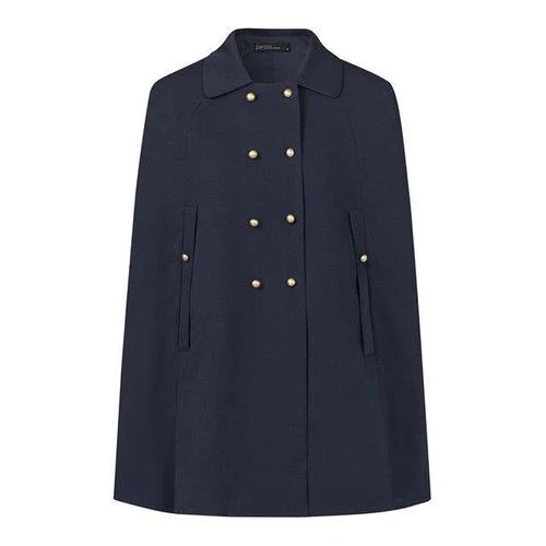 Poncho Manteau-Boutons Femme – Image 2