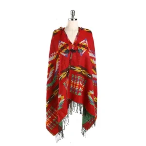 Poncho Femme Mexicain