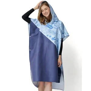 Poncho femme surf