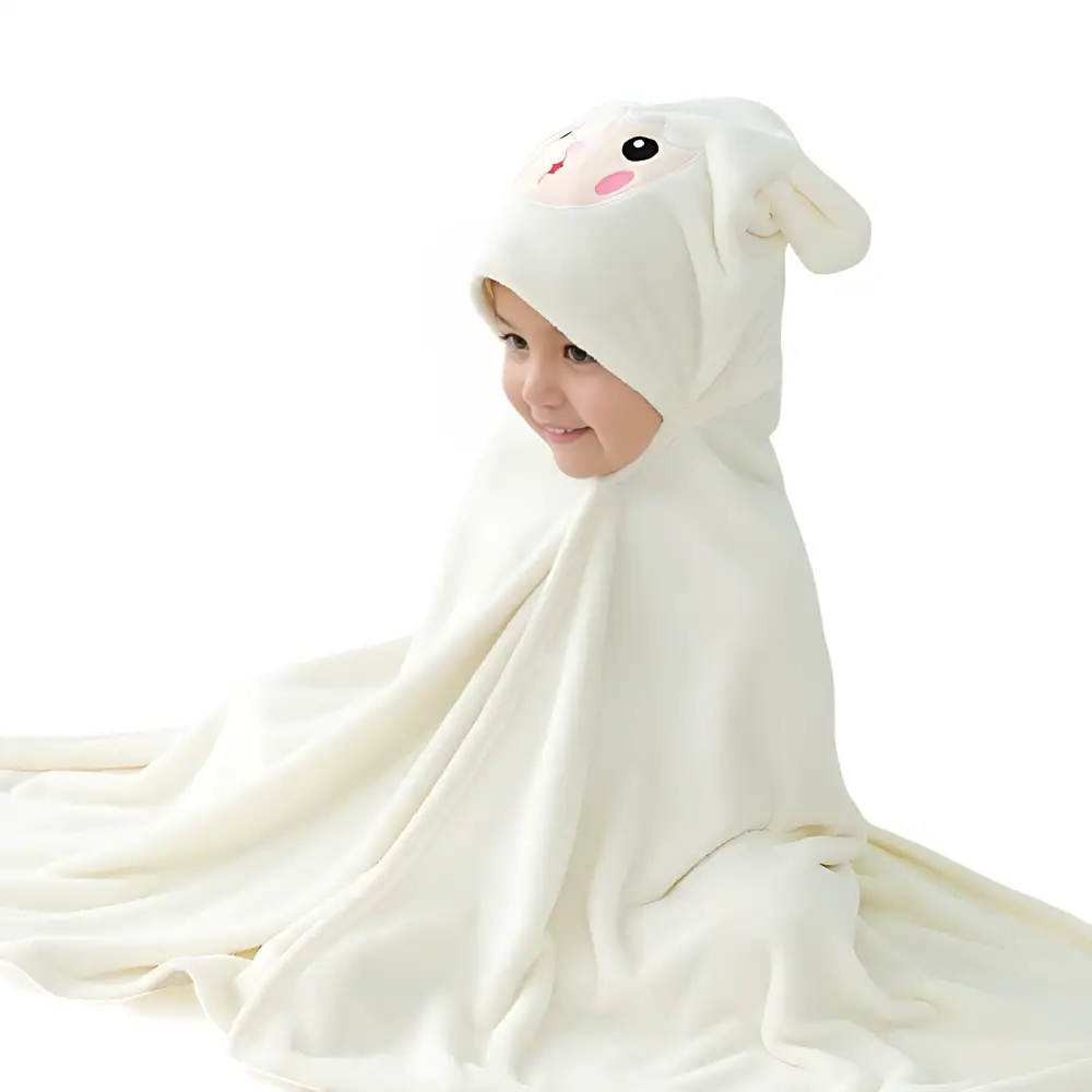 Poncho fille plage enfant – Image 3