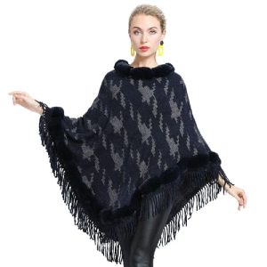 Poncho hiver femme