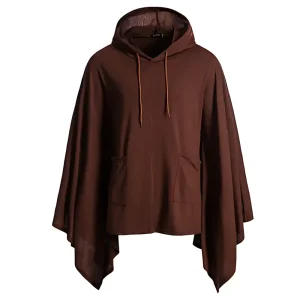 Poncho homme à capuche pas cher