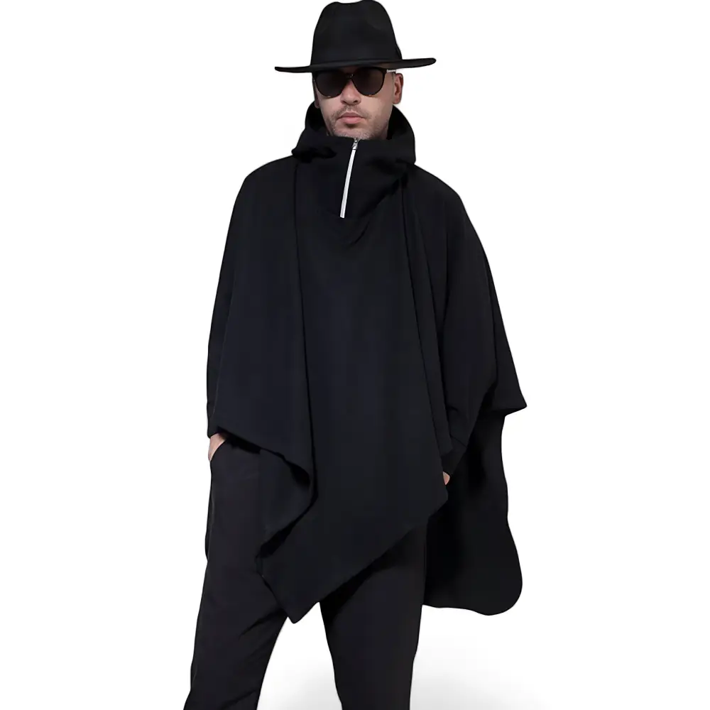 Poncho homme avec capuche – Image 3