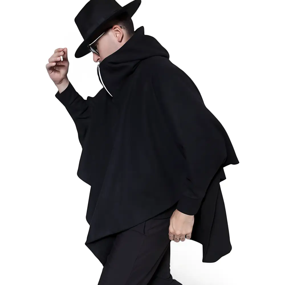 Poncho homme avec capuche – Image 4