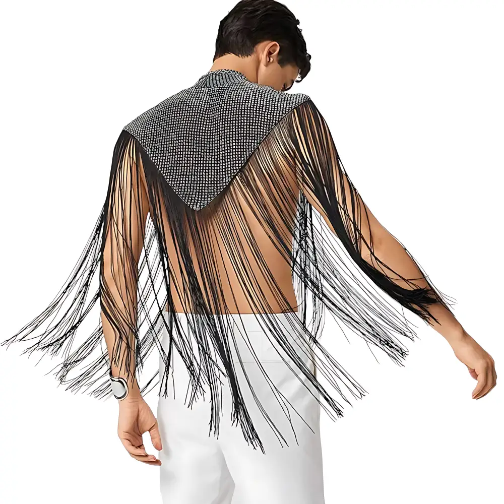 Poncho homme crochet – Image 6