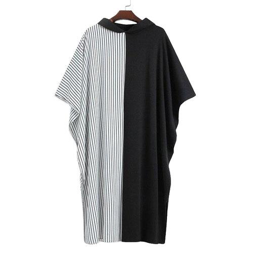 Poncho Extra-Long Homme Bicolore – Image 2