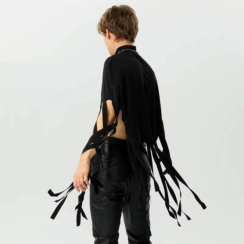 Poncho Homme Franges – Image 3