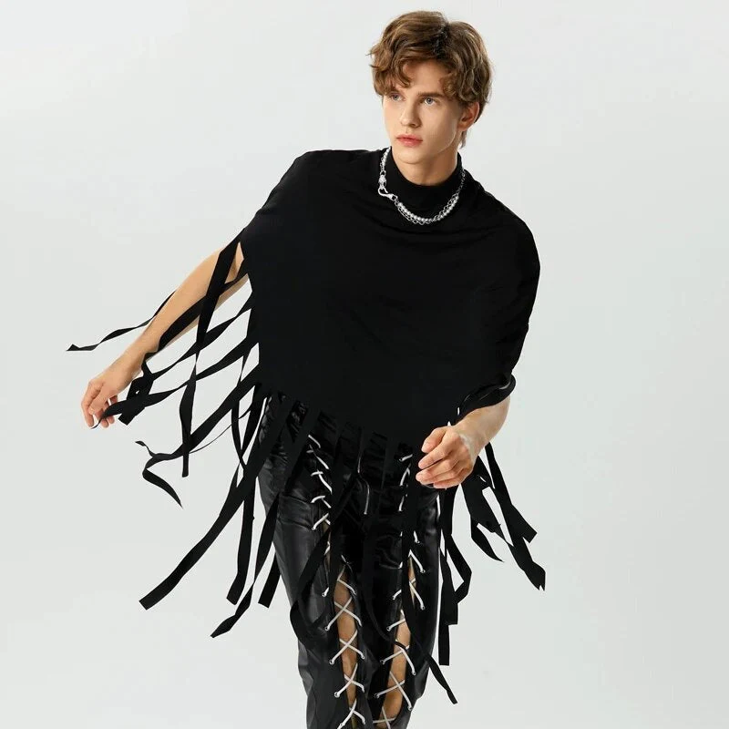 Poncho Homme Franges – Image 2