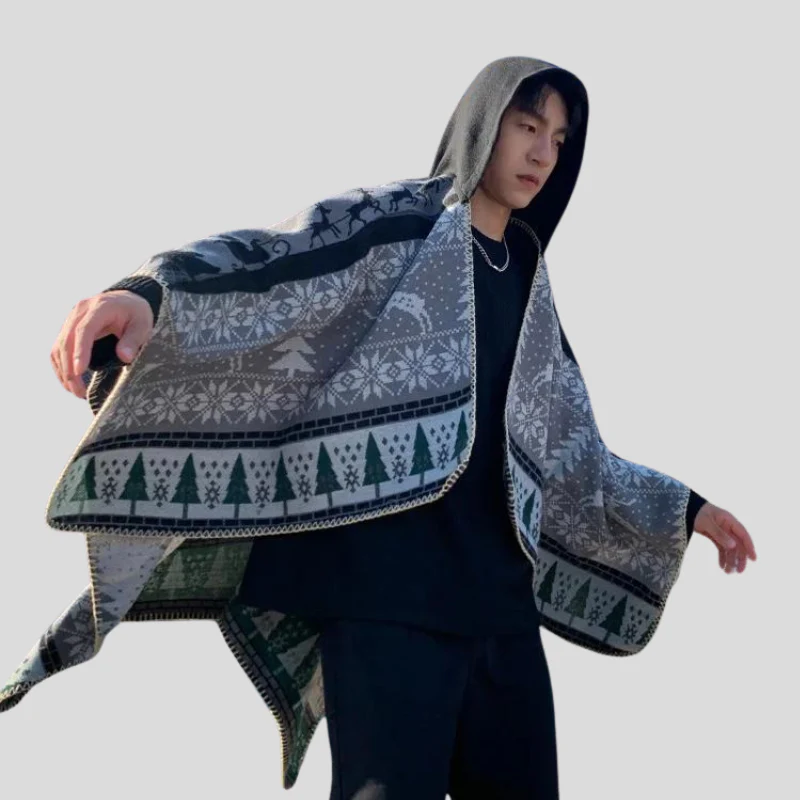 Poncho Homme Hiver – Image 9