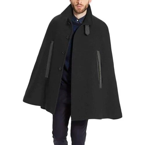 Poncho Chaud-Masculin Hiver – Image 8