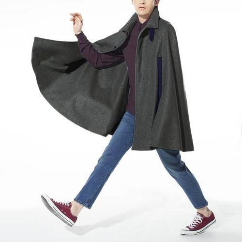 Poncho Chaud-Masculin Hiver – Image 7