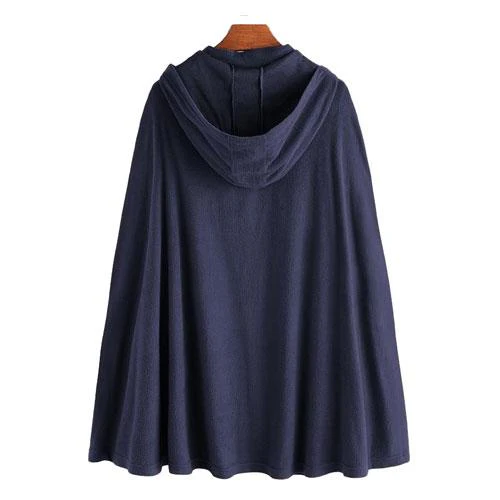 Poncho Long Homme Capuche – Image 6