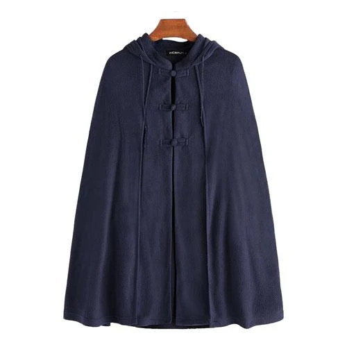 Poncho Long Homme Capuche – Image 3