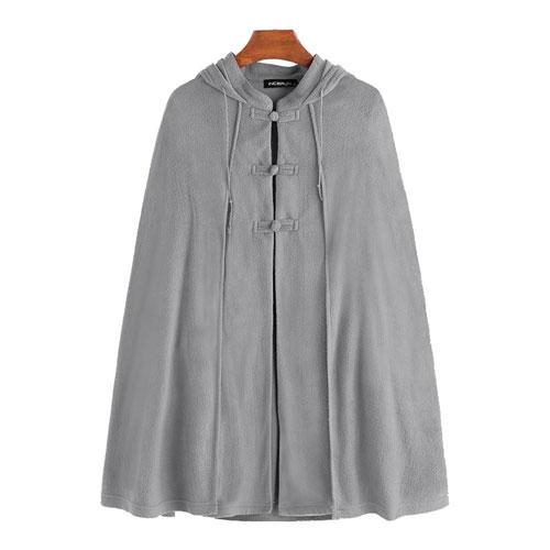 Poncho Long Homme Capuche – Image 4