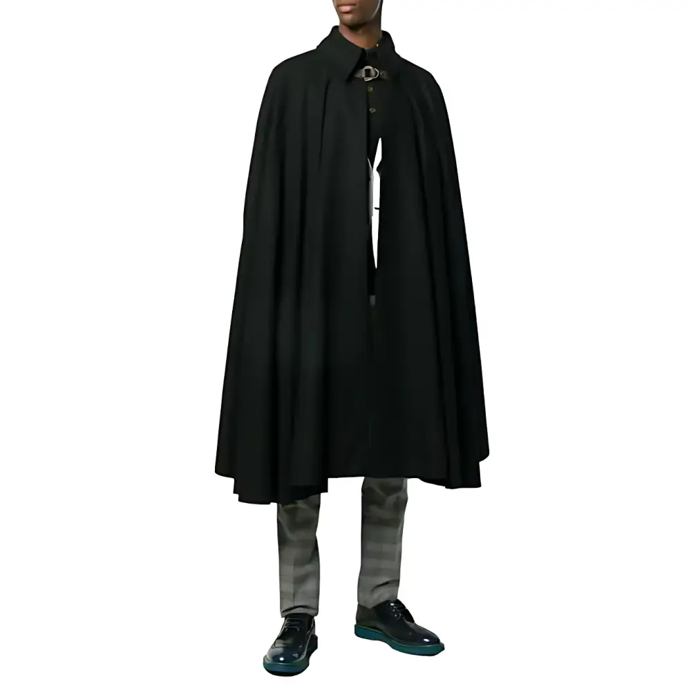Poncho homme manteau