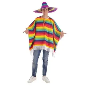 Poncho Mexicain-Fin Homme