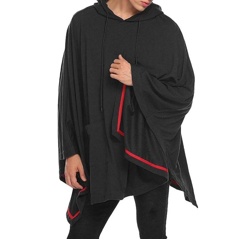 Poncho Homme Noir – Image 4