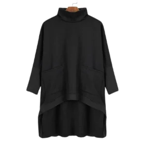 Poncho homme noir