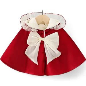 Poncho laine douce enfant